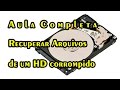 Como recuperar arquivos HD corrompido formato RAW