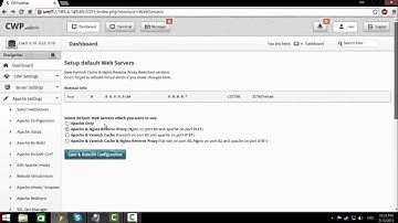 CentOS Web Panel - Switching WebServers