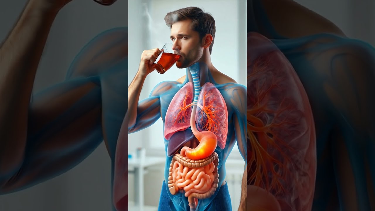The Hidden Journey Of Tea Inside Your Body 3D Digestive System Animation