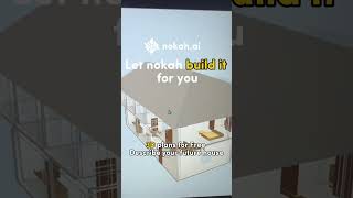 Imagine designing a house inspired by yourself… in seconds with nokah.ai ⬅️ Natural airflow, #Shorts
