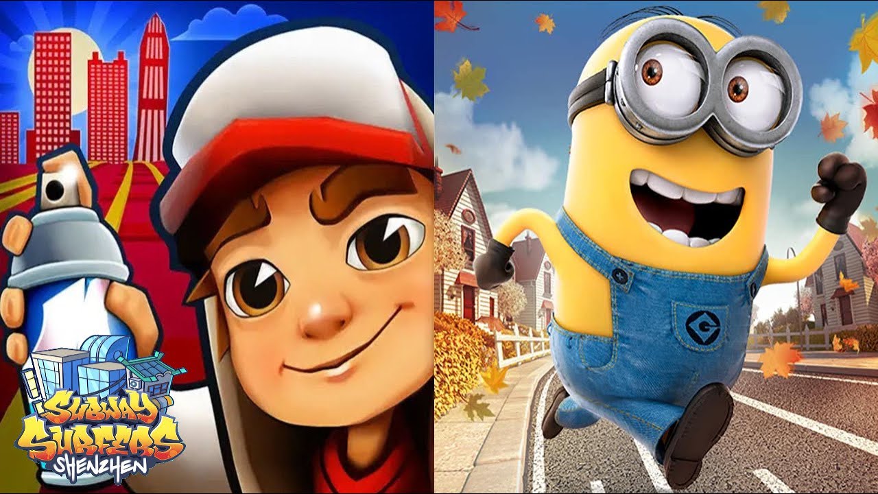 Subway Surfers 🏄 SHENZHEN VS Minion Rush - MINA VS Luchador