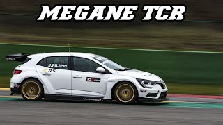 Renault Megane TCR | Flybys, Turbo Blow-off sounds & race action