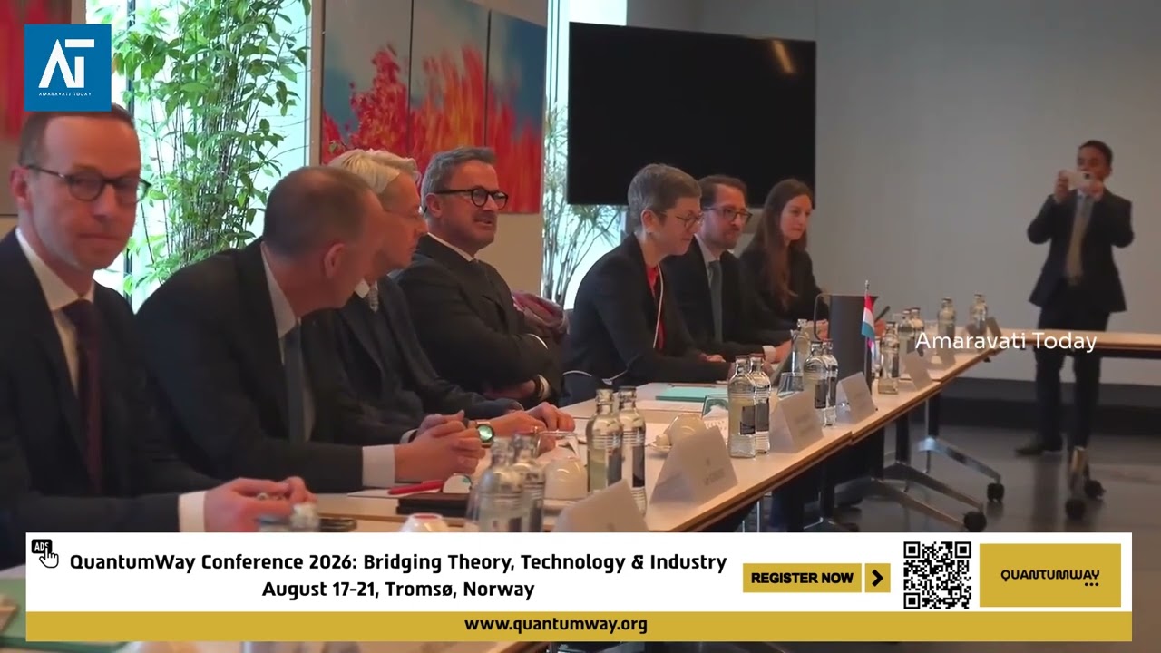 Jaishankar Calls Luxembourg a Key India-EU Partner | Fintech, AI, Space Talks | Amaravati Today