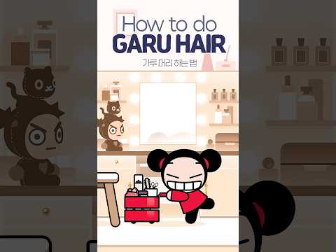 Garu’s hair always on point! #garu #pucca #hairstyle #animation #ootd