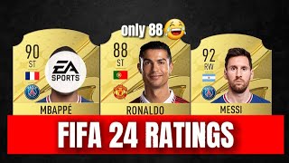 FIFA 24 Ratings Prediction!😱😳 | This is how FIFA will look like in 1 year |