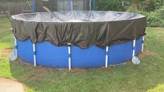 Winterizing an Intex Above Ground Portable Pool in Upstate New York