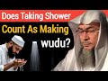 Does Taking Shower Count As Making Wudu | Mufti Asim Al Hakeem