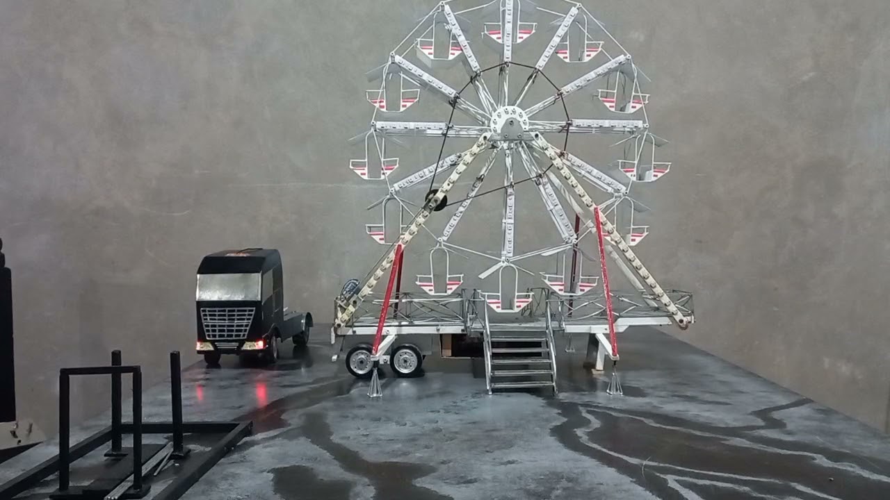 montaje de la mini rueda de la fortuna