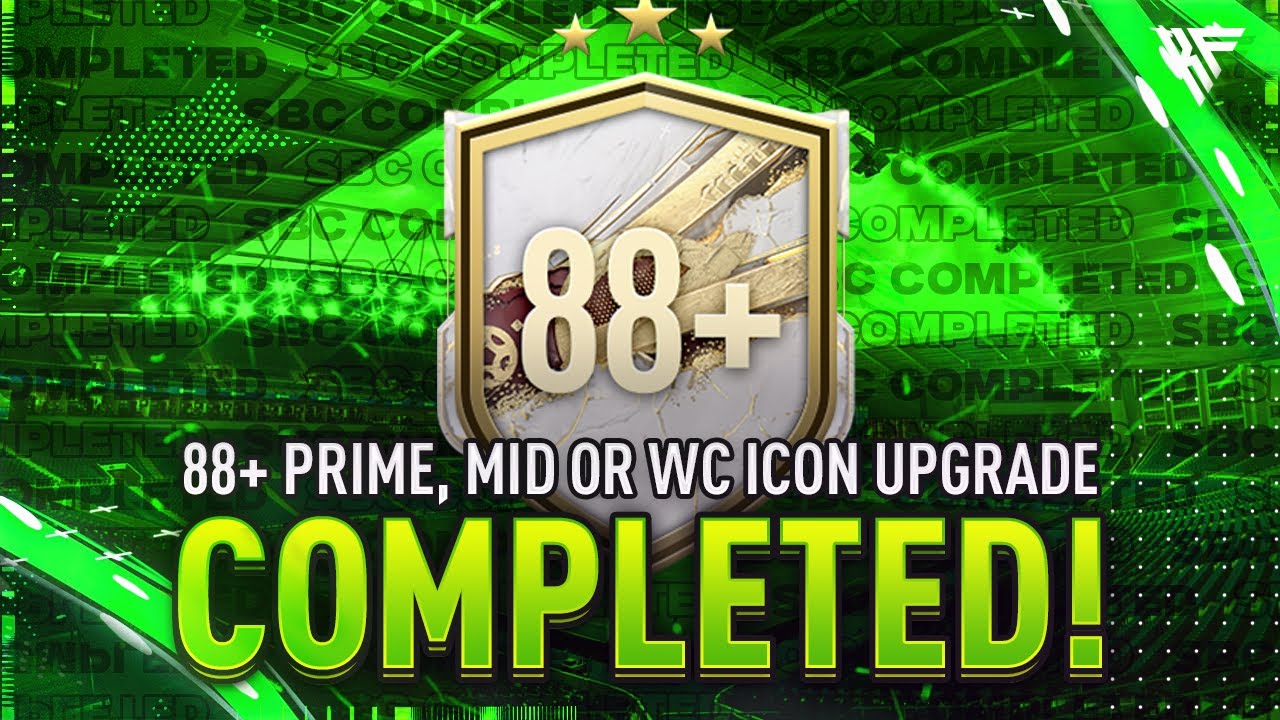 88+ Prime, Mid Or World Cup Icon Upgrade SBC Completed - Tips & Cheap Method - Fifa 23