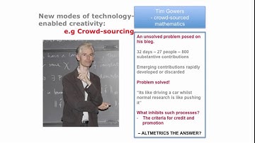 Open Data and the Future of Science by Professor Geoffrey Boulton