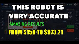 Pocket Option Trading Bot - From $150 to $973.21 - Best binary options bot