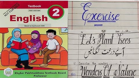 Class 2 Unit 3 Exercise part 1 , Let