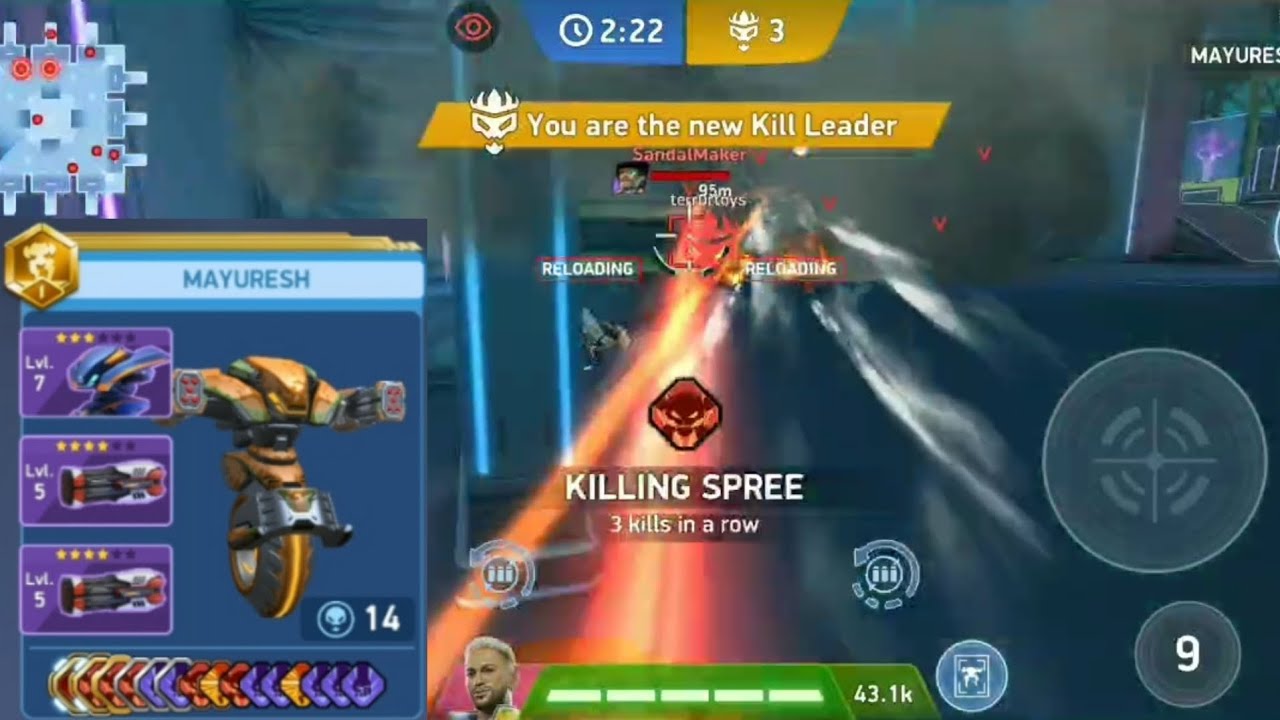 Mech Arena Free For All Mode With Killshot Mech Arena