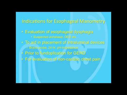 Video: Esophageal manometry - the course of the examination, indications and contraindications