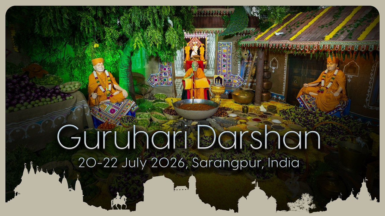 Guruhari Darshan 20-22 Jul 2026, Sarangpur, India