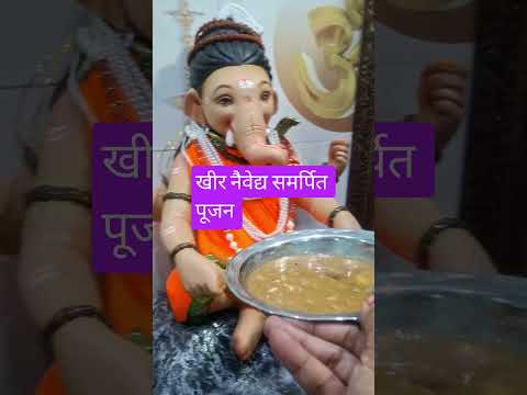 खीर नैवेद्य समर्पित पूजन #ytshorts #viralvideo #tiktok