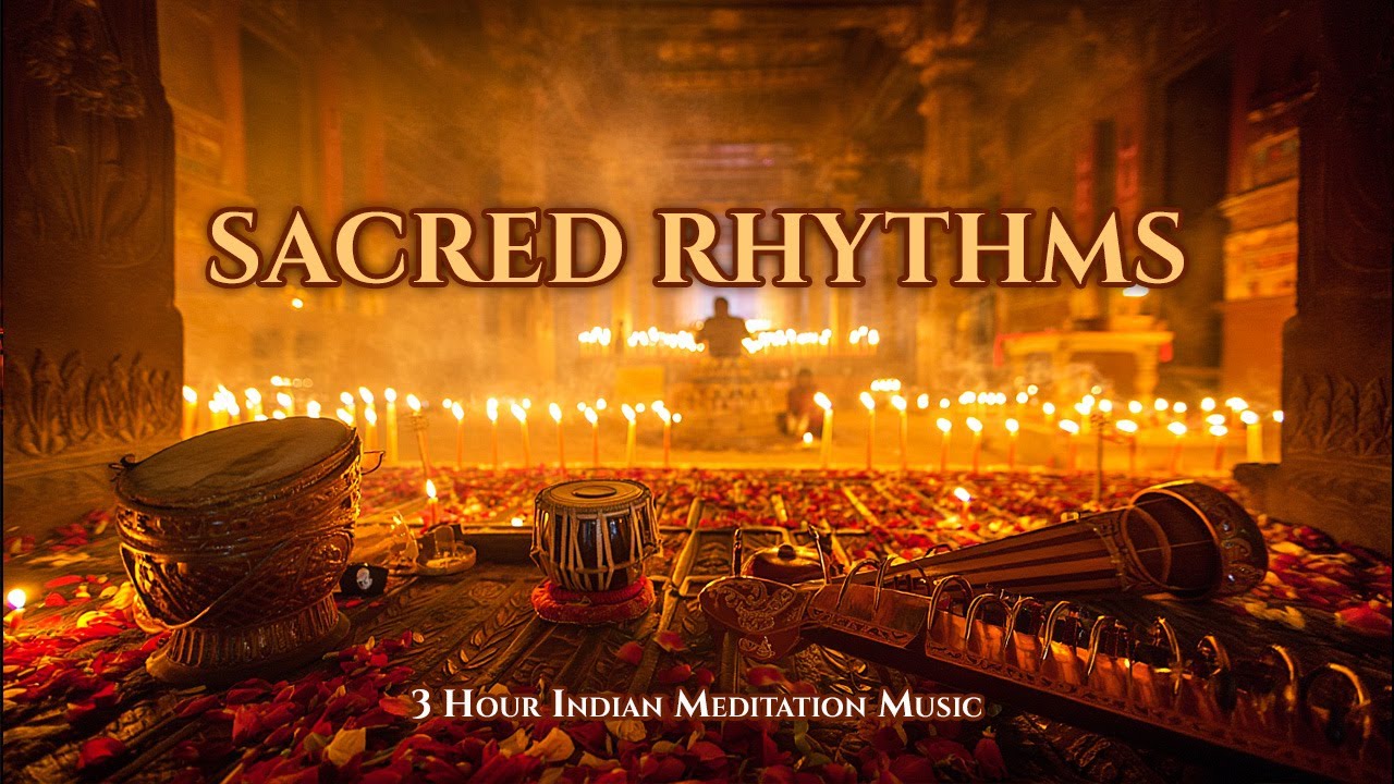 Mystic Temple Sounds – Sitar, Tabla & Flute Meditation | 3 Hour Meditation