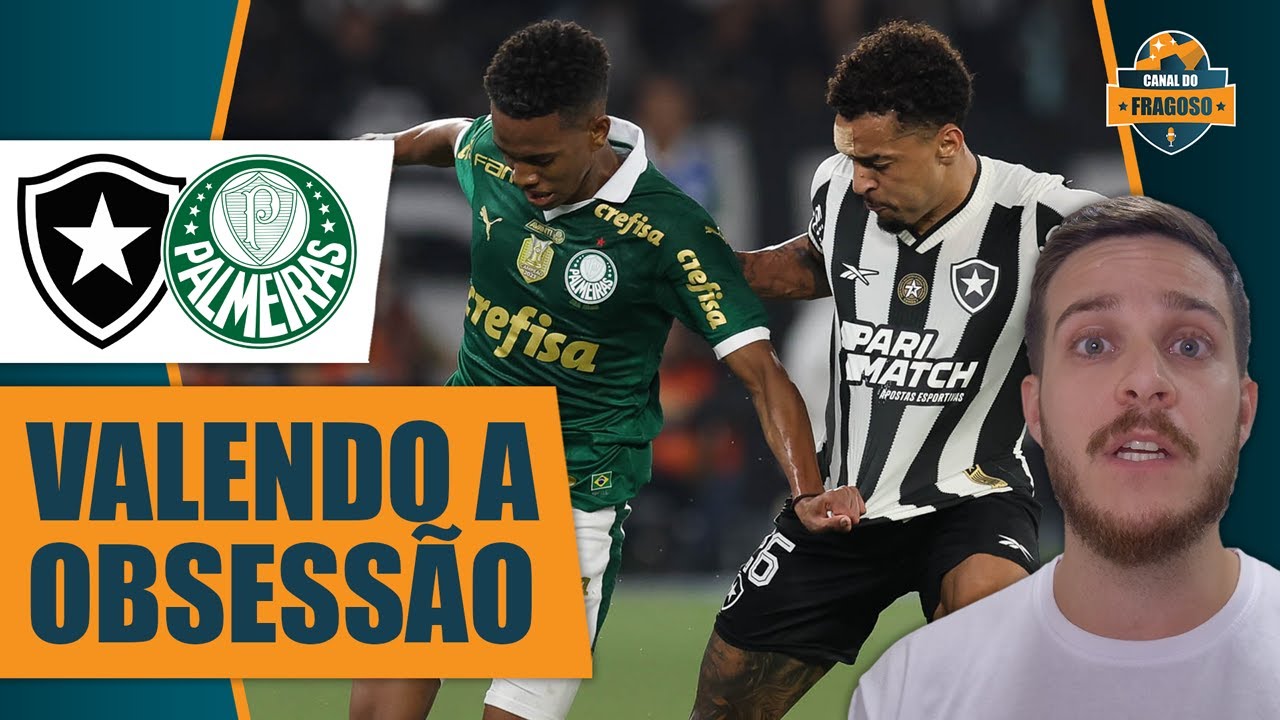 JOGO PESADO: BOTAFOGO X PALMEIRAS NAS OITAVAS DA LIBERTADORES - YouTube