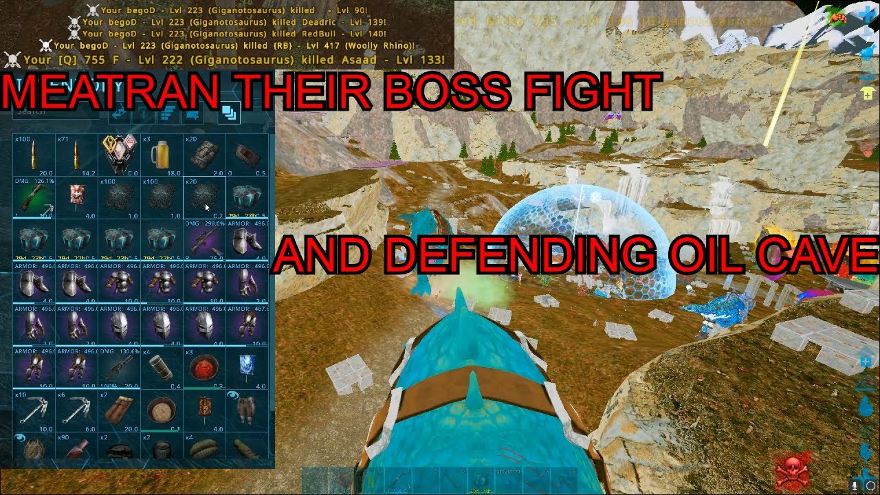 Meat R Boss Fight Meat Running Enemy Boss Fight And Defending Oil Cave! | Official Small ...