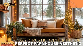 Cozy and Rustic Winter Décor Ideas: Embrace the Perfect Farmhouse Aesthetic This Season!