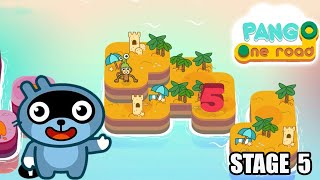 Pango One Road : logical maze - Complete Stages 5 and New Costume Unlocked | iPad Gameplay screenshot 5