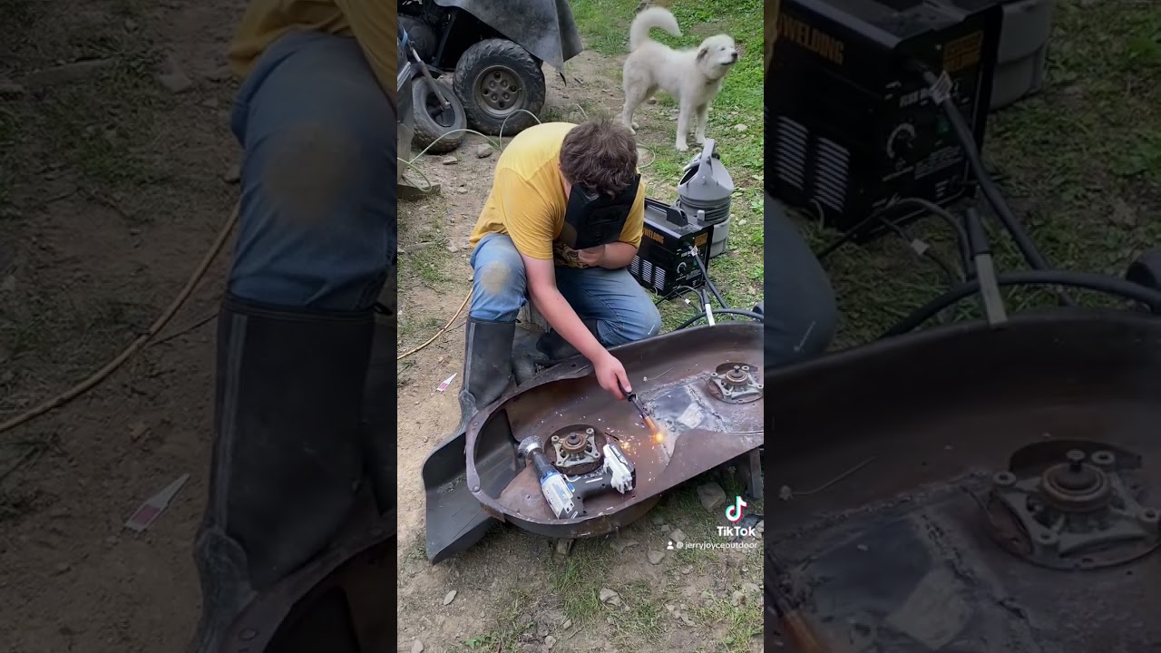 Welding A Mower Deck