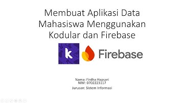 Membuat Aplikasi Data Mahasiswa Menggunakan Kodular dan Firebase