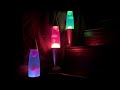 Lava lamps night light staggered no audio