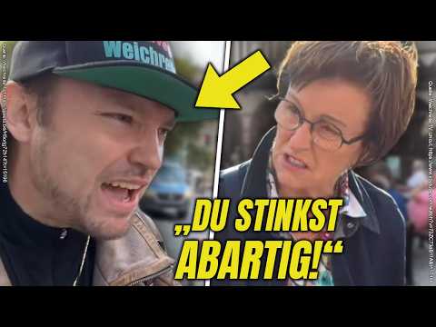 AfD-Youtuber Weichreite VERZWEIFELT Als Diese Frau Ihn Mit Seinem Gestank KONFRONTIERT!