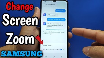 How to change screen zoom on Samsung Galaxy A02