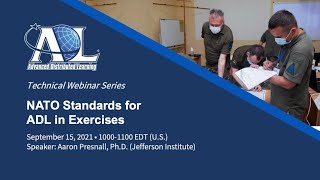 20210915 NATO Standards for ADL in Exercises Webinar