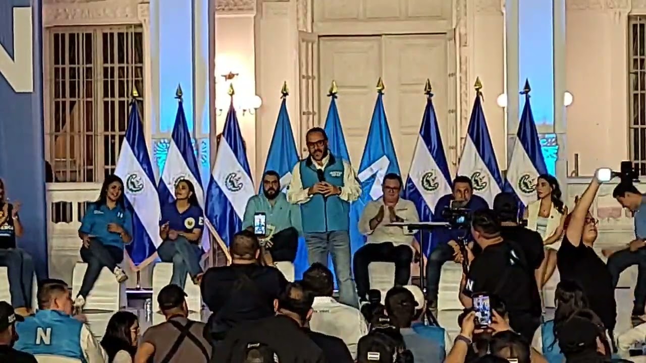 Partido Nuevas Ideas realiza el lanzamiento de campaña, desde la Ex Casa Presidencial.