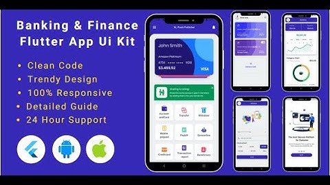 Banking & Finance App Flutter UI Kit | Digital Wallet & Net Banking | Now on Codecanyon