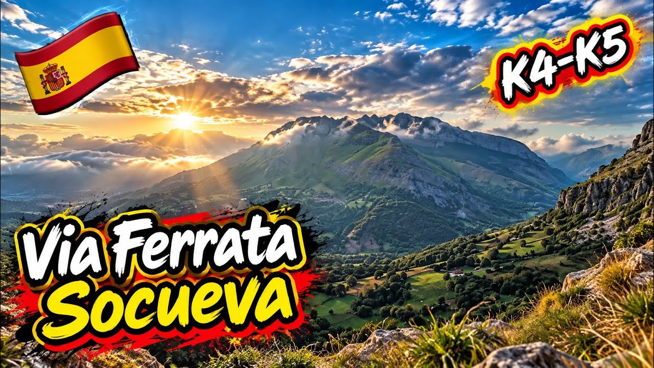 Via Ferrata Socueva ⚠️K4-K5⚠️ (😱De las mas exigentes de Cantabria😱) PASO A PASO (20-7-2026)