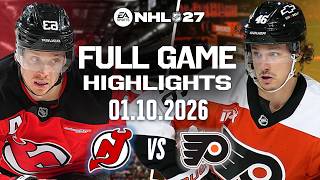 🔴LIVE🔴 New Jersey Devils Vs Philadelphia Flyers Full Game Highlights Oct 01, 2026 NHL 27 Simulation