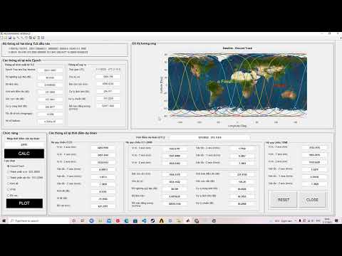 Orbital Prediction (SGP4) + GUI