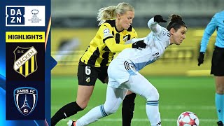 HIGHLIGHTS | BK Häcken vs. Paris FC (UEFA Women’s Champions League 2023-24 Matchday 5)