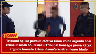 Pengadilan menjatuhkan hukuman penjara efektif selama 25 tahun kepada terdakwa atas kejahatan ins...