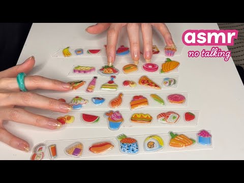 ASMR 🍱 Bubble Sticker Tap\Scratching * Madeleine’s CV!