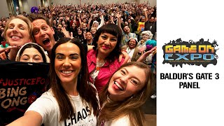 The Baldur's Gate 3 cast talk chubby cars, toilet water, group text chats & more at Game On Expo!