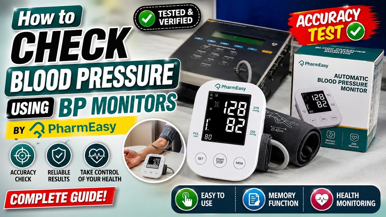 How to Check Blood Pressure by BP monitors by PharmEasy. BP monitor ...