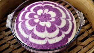 紫薯米糕 l Steamed Rice Cake l No Baking Powder