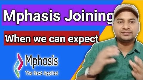 Mphasis Onboarding Update | When we can expect Joining? @Vikasteach