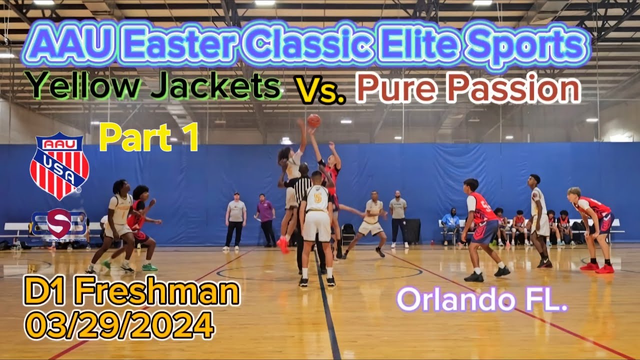 AAU ESE Pure Passion vs. Yellow Jackets - Epic Hoops Battle!