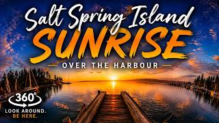 Salt Spring Island Sunrise Over The Harbour (VR 360)