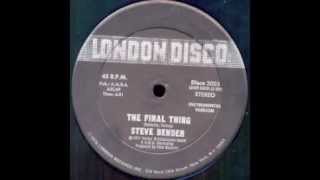 Steve Bender - The Final Thing (Instrumental Version) [London Disco, 1977]