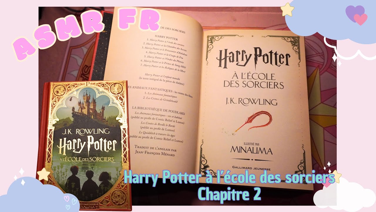 ASMR FR - Lecture chuchotée - HARRY POTTER à l’école des sorciers - Chapitre 2:Une vitre disparaît⚡️