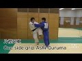 JUDO One side grip Ashi-Guruma