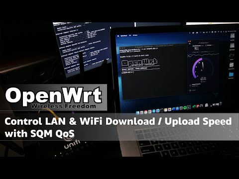 การจำกัดแบนด์วิดท์ OpenWRT สำหรับ LAN & WiFi SQM QoS