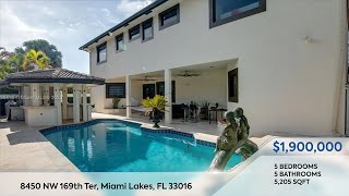 8450 NW 169th Ter, Miami Lakes, FL 33016 8450 NW 169th Ter, Miami Lakes, FL 33016